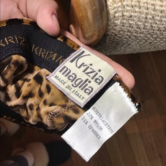 Krizia Maglia Leopard Skirt - Picture 7 of 7